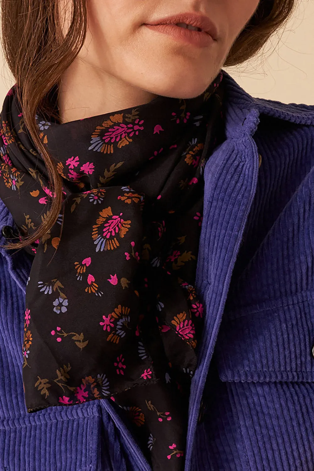 foulard noufi myrtille