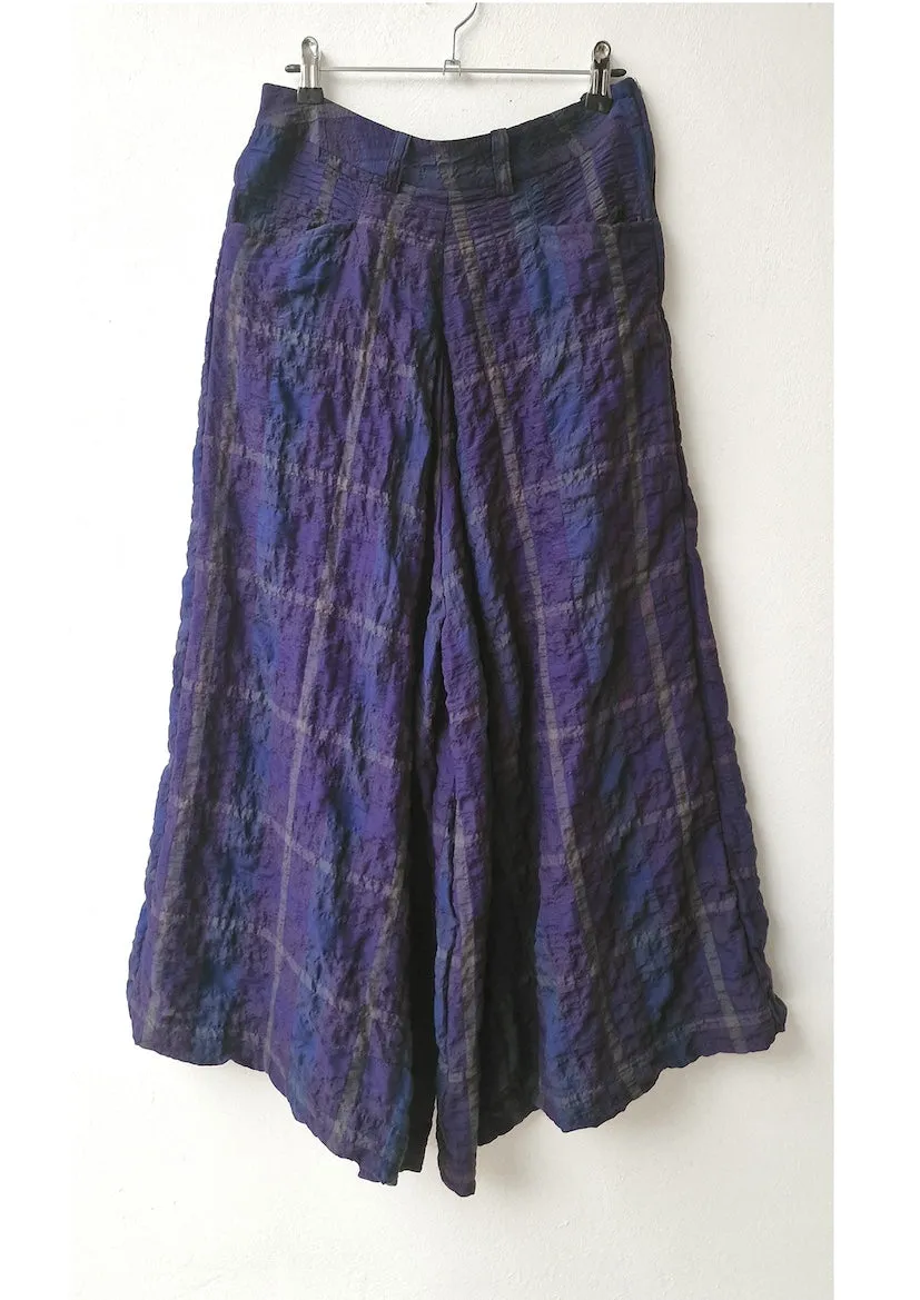 Jupe culotte navy square - Claramonte