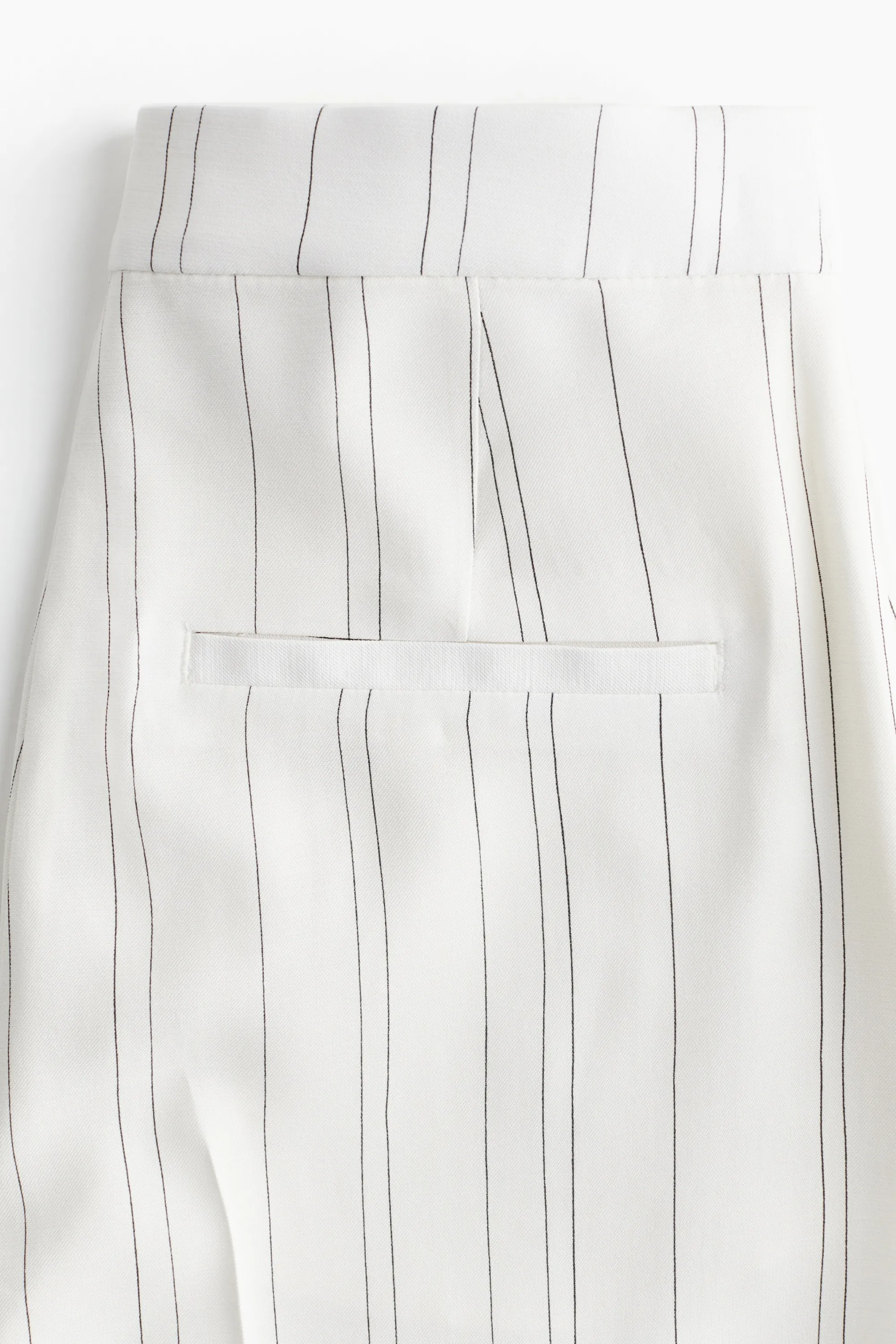 Pantalon large - Blanc/rayures tennis