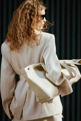 Blazer croisé - Beige clair — photo 2