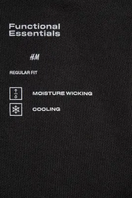 T-shirt Cooling Regular Fit - Noir — photo 2