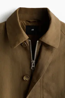 Veste matelassée en twill - Beige foncé — photo 5