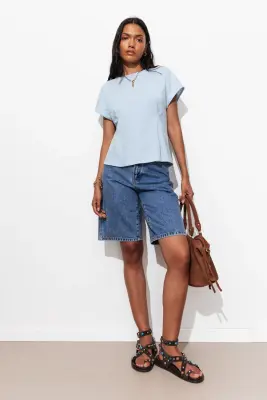 T-shirt à pinces Femme — photo 3