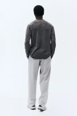 Pantalon jogger de sport Regular Fit - Gris clair chiné — photo 2