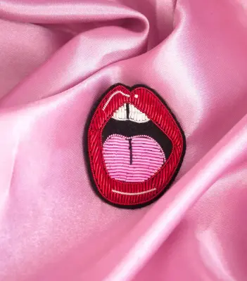 Broche Bouche - Malicieuse — photo 1