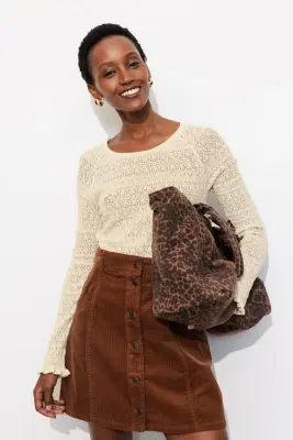 Pull en maille dentelle Femme — photo 2