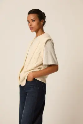 Gilet Andrew Ecru — photo 5