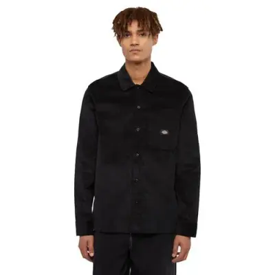 DICKIES CORDUROY CHEMISE Noir — photo 1