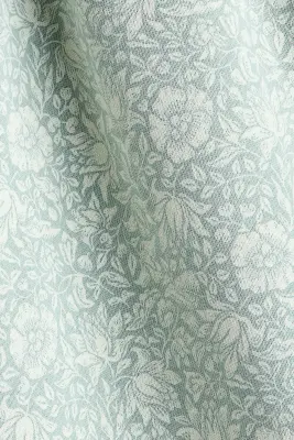 Robe en molleton imprimé - Vert clair/fleuri — photo 3