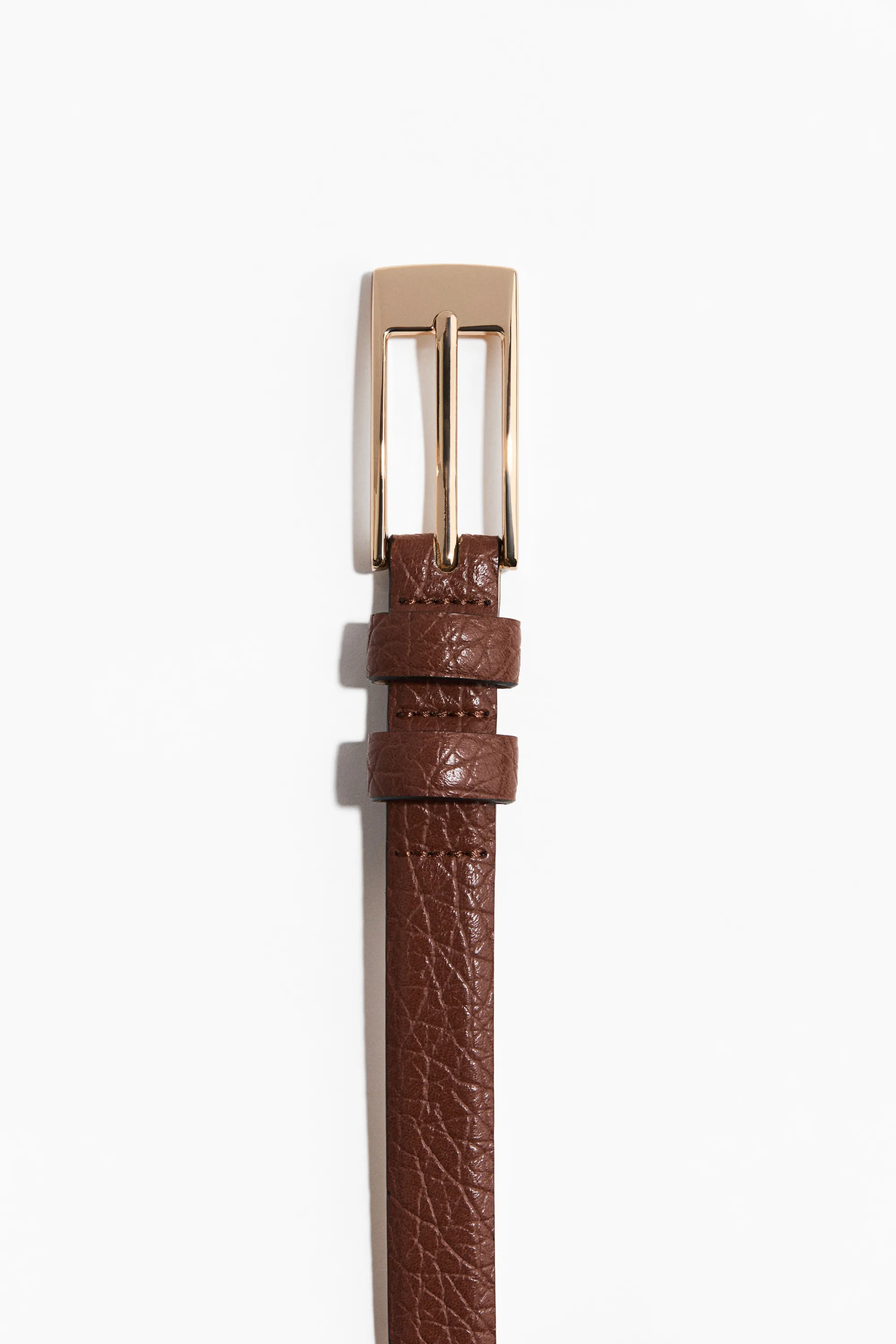 Ceinture fine - Marron