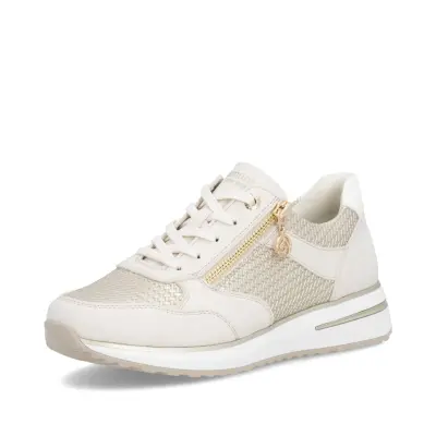 Baskets Remonte D1G08-60 Blanches - Lacets Grande Pointure Femme — photo 1