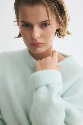 Pull loose - Turquoise clair — photo 2