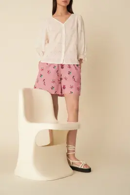 blouse edina ecru — photo 2