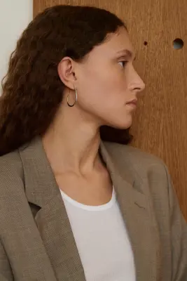 BOUCLES D'OREILLE YASMINE ARGENT — photo 3