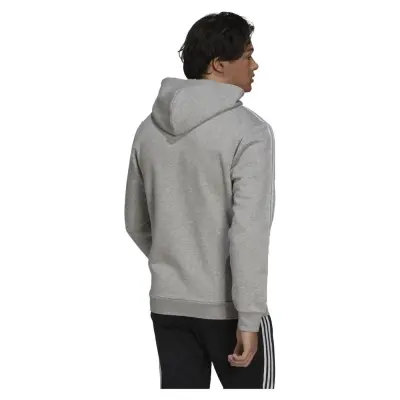 ADIDAS SWEAT CAPUCHE Gris — photo 4