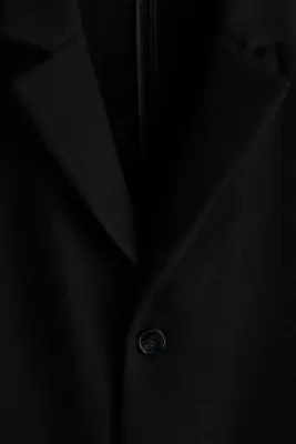 Manteau à fermeture droite - Noir — photo 5