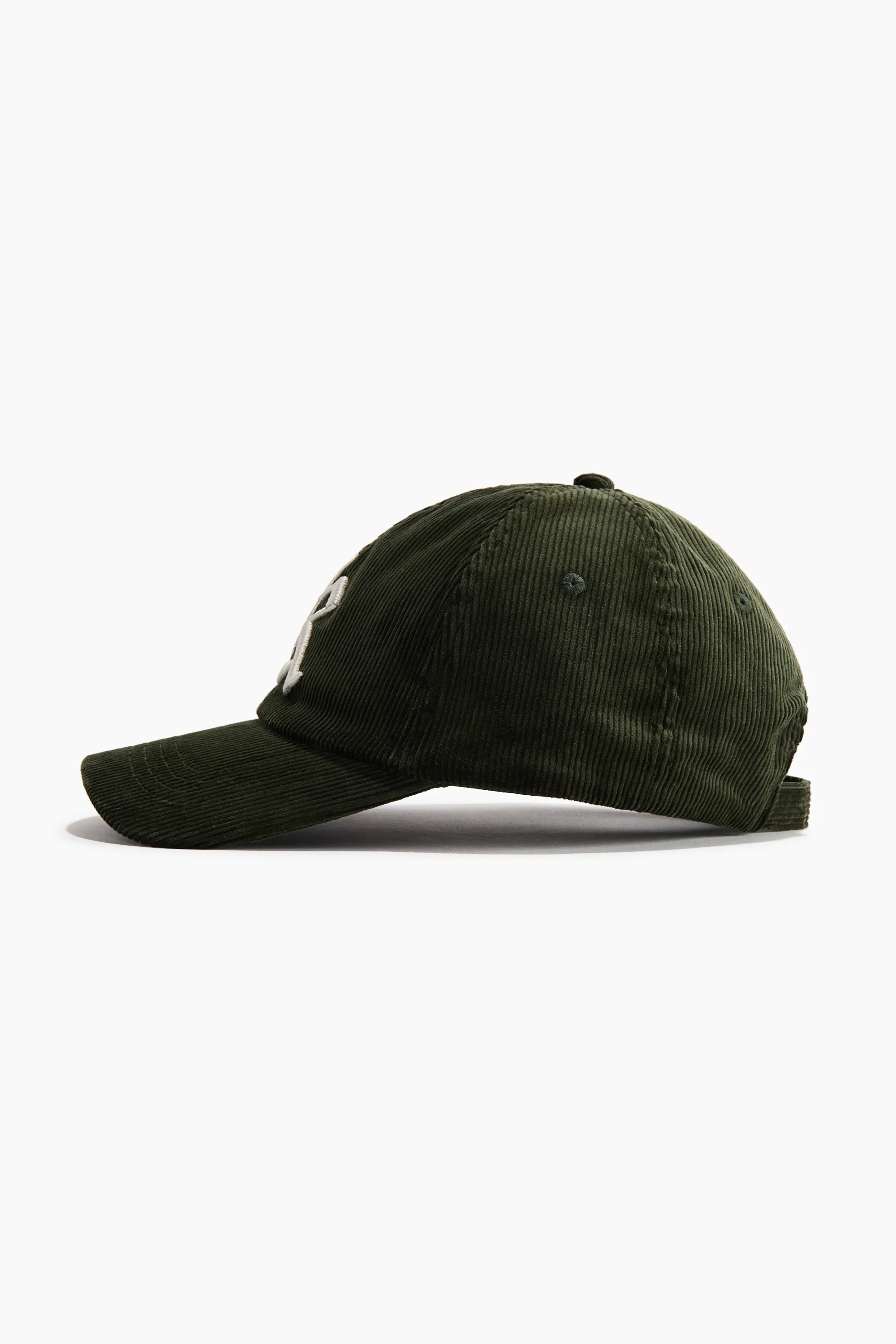 Casquette en twill de coton avec motif - Vert foncé/K