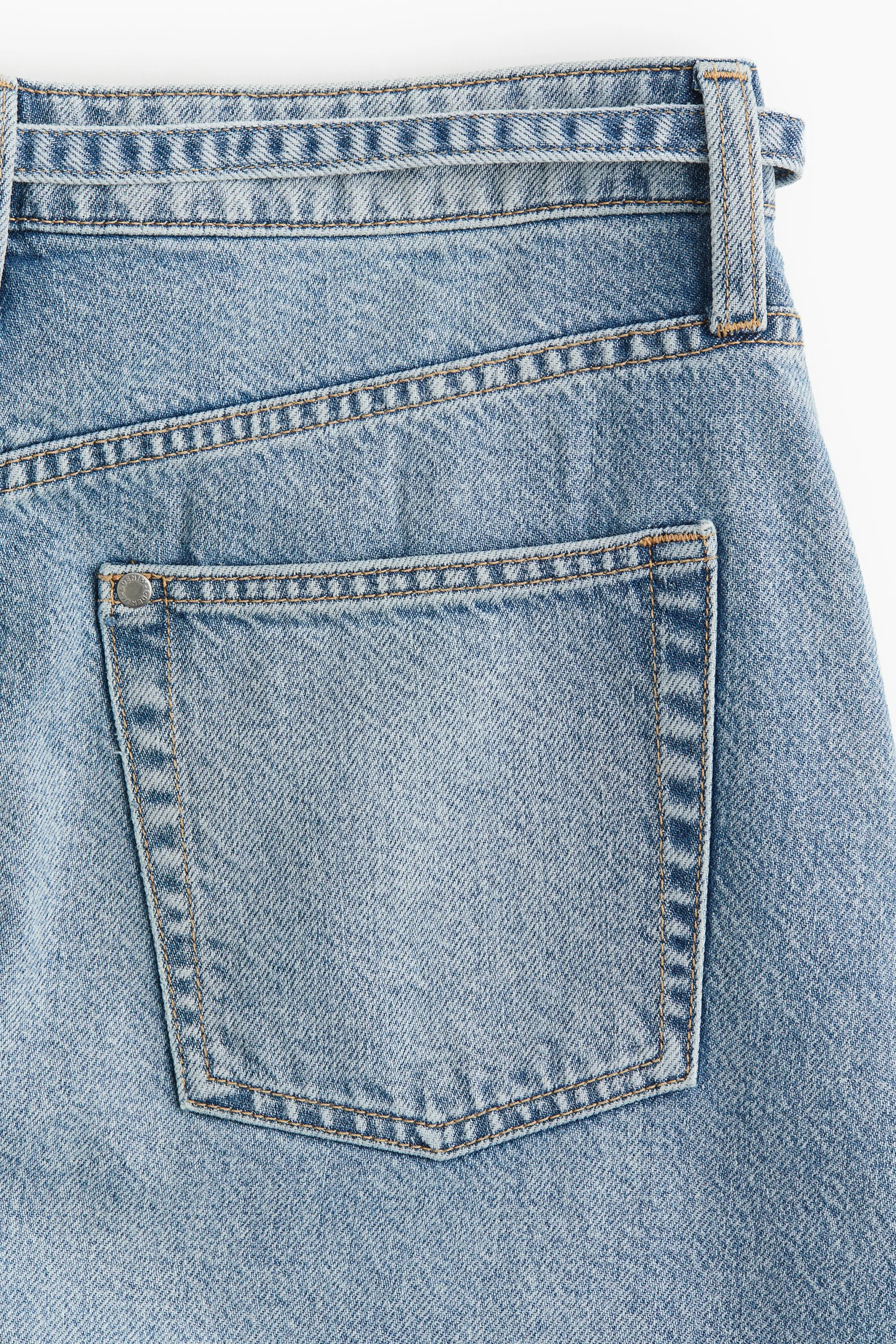 Jupe en denim Feather Soft - Bleu denim clair