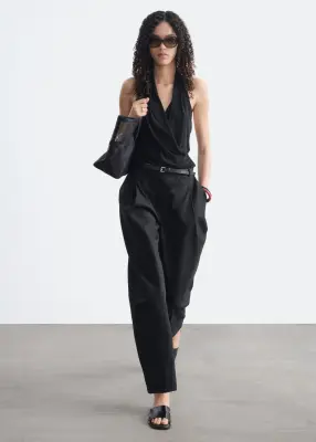 Pantalon barrel - Noir — photo 2