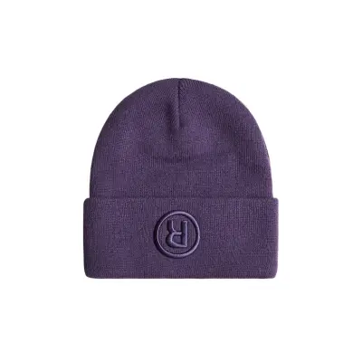 Bonnet Rave Skateboards R Logo beanie – Purple — photo 1