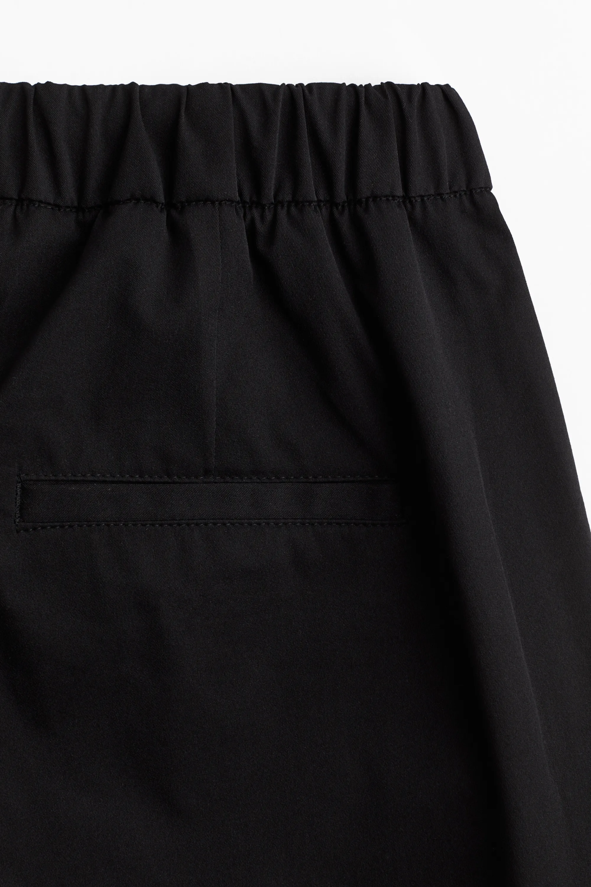 Pantalon 7/8 à jambes barrel - Noir
