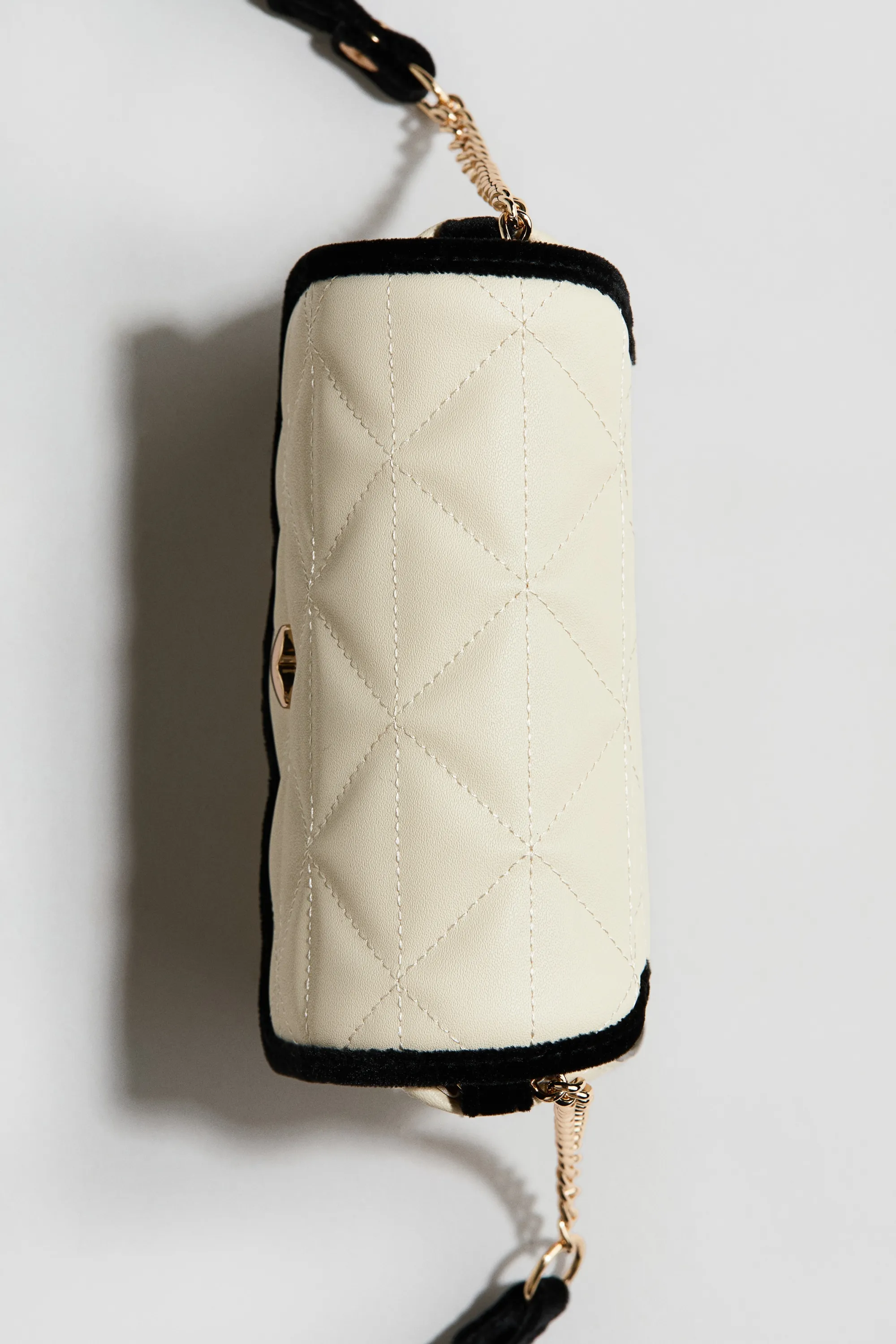 Sac bandoulière matelassé - Crème