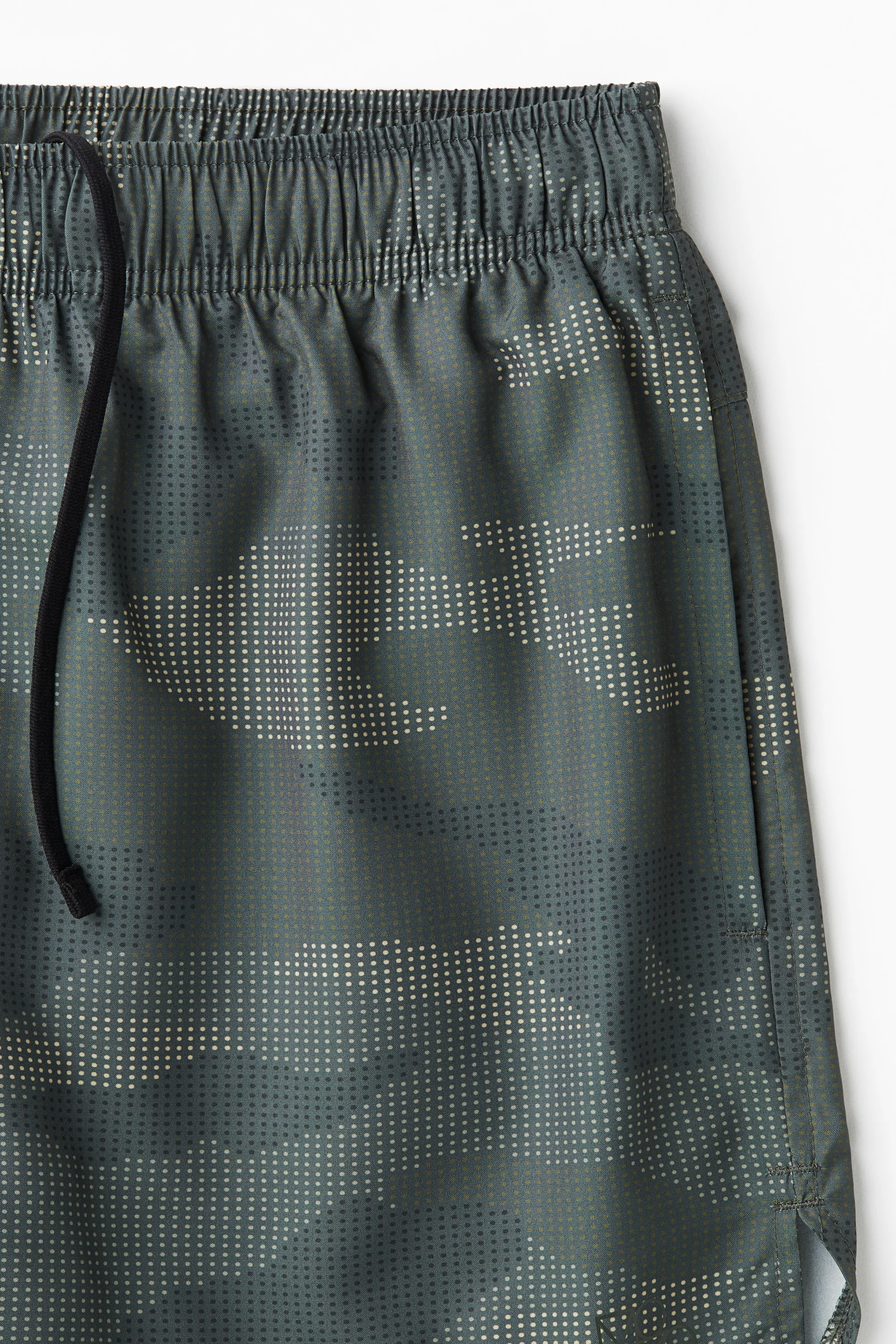 Short de sport DryMove™ superposé - Vert foncé/motif
