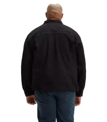 LEVIS VESTE BIG TRUCKER LAST Noir — photo 3