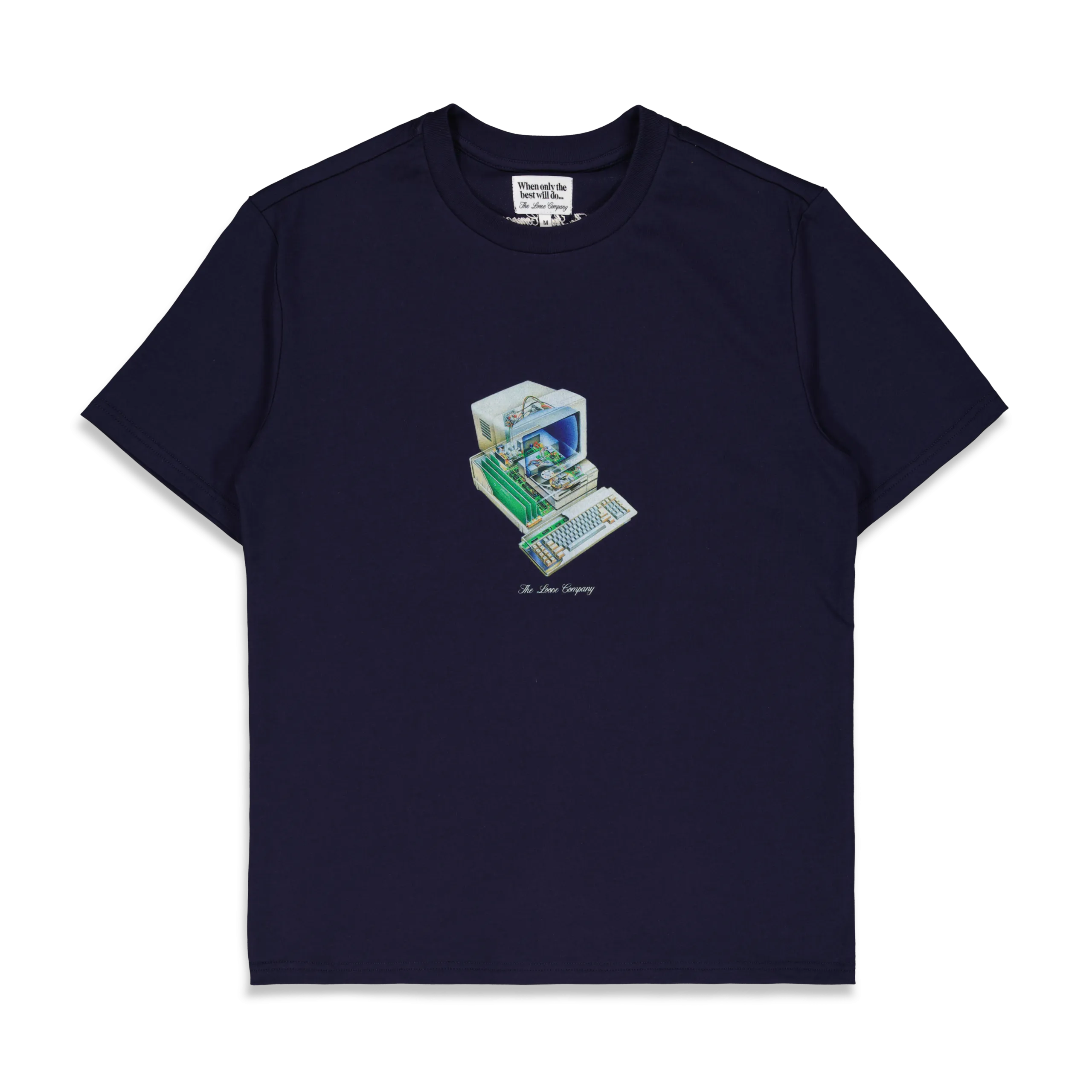 t shirt the loose computer – navy