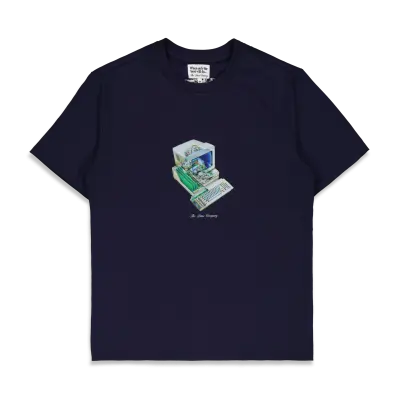 t shirt the loose computer – navy — photo 1