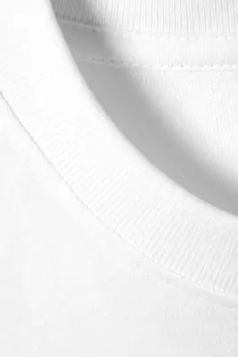 T-SHIRT COUPE DÉCONTRACTÉE - Blanc — photo 3