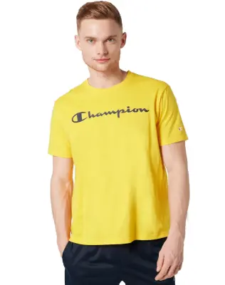 CHAMPION TEE SHIRT Jaune — photo 3