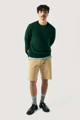 Le pull fin - Vert sapin — photo 2