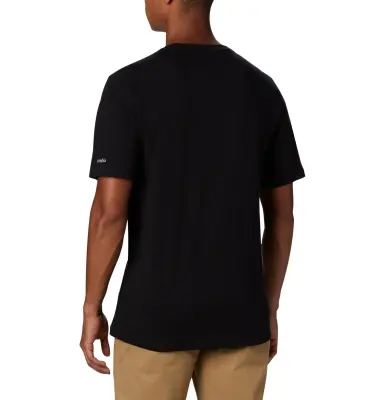 COLUMBIA BASIC LOGO TEE SHIRT Noir — photo 3