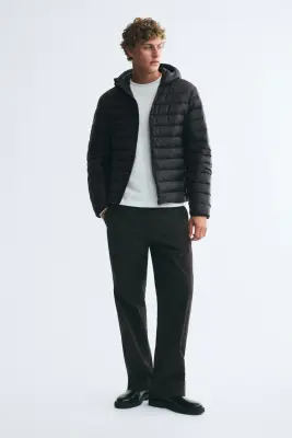 Doudoune légère Slim Fit - Noir — photo 1