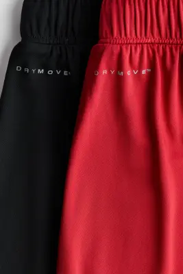 Lot de 2 shorts de football DryMove™ - Rouge/noir — photo 4