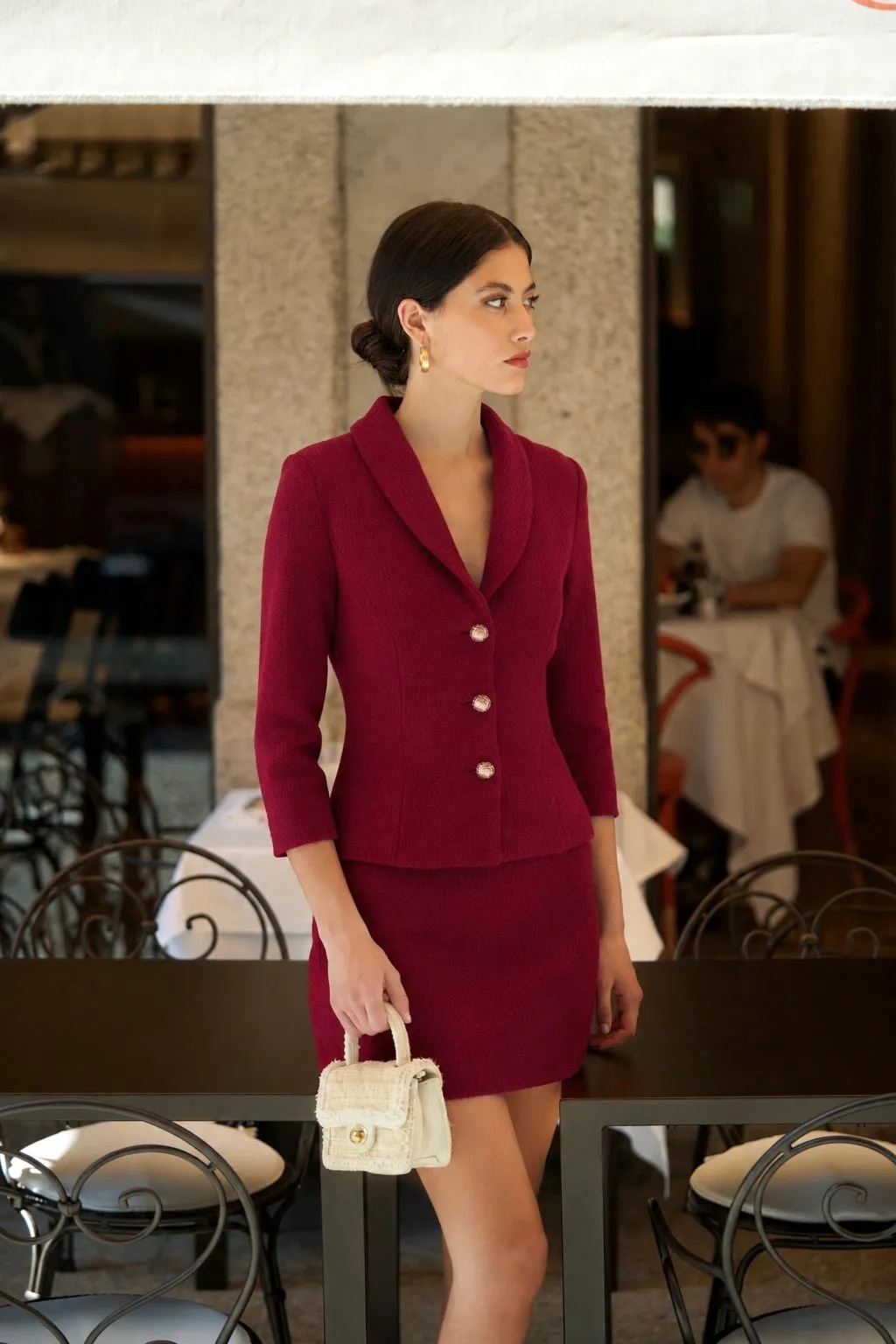 Margaux Cotton Tweed Two Piece