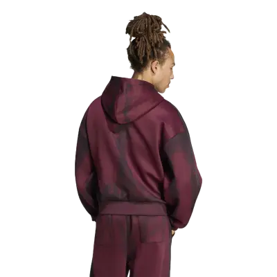 Adidas A6 Spacer Hoodie Maroon — photo 3