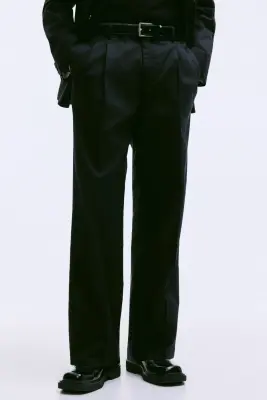 Pantalon chic Loose Fit - Noir — photo 1