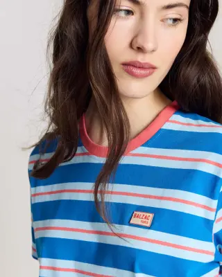 Tee-shirt Bree rayures bleu et rouge — photo 3