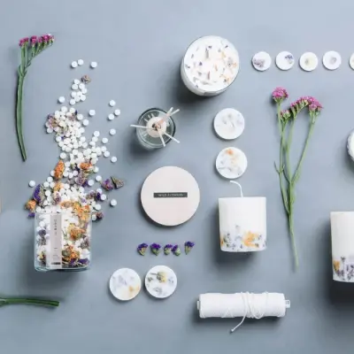Bougie Pilier Fleurs Sauvages — photo 4