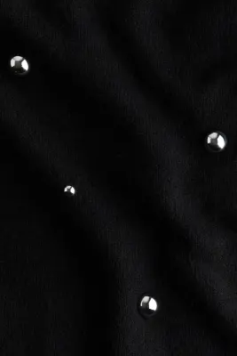 Pull clouté - Noir — photo 2