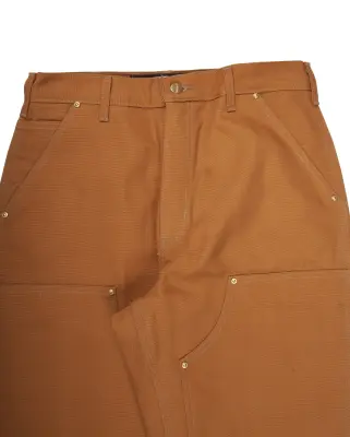 Double Front Work Loose Fit Pant Brown — photo 2