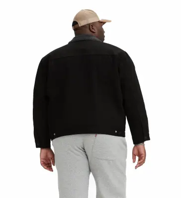 LEVIS VESTE BIG SHERPA TRUCKER DUVALL Noir — photo 3