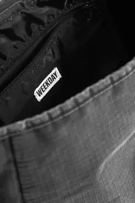 Sac messager à bandoulière - Noir délavé — photo 4