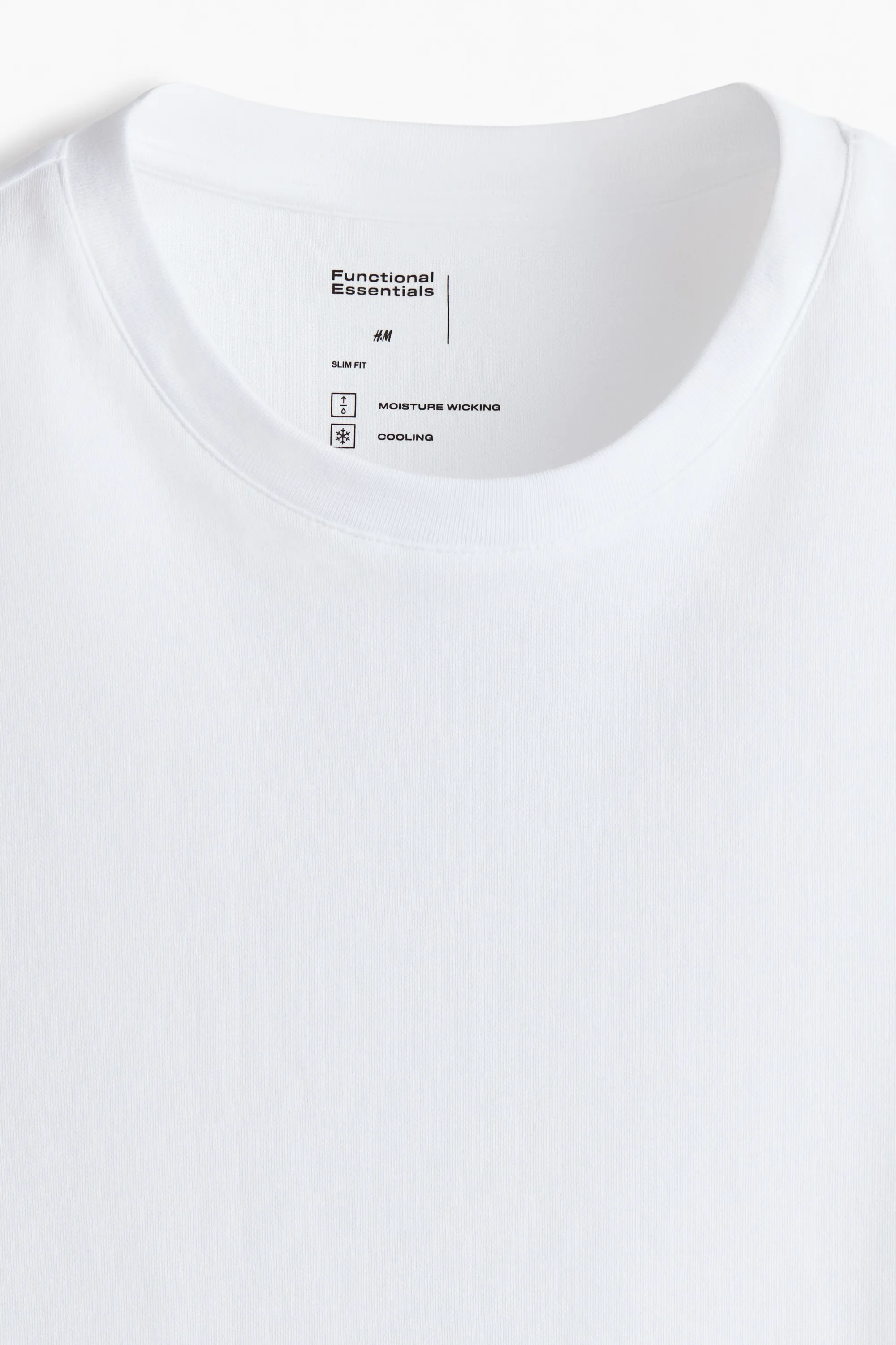 T-shirt Cooling Slim Fit - Blanc