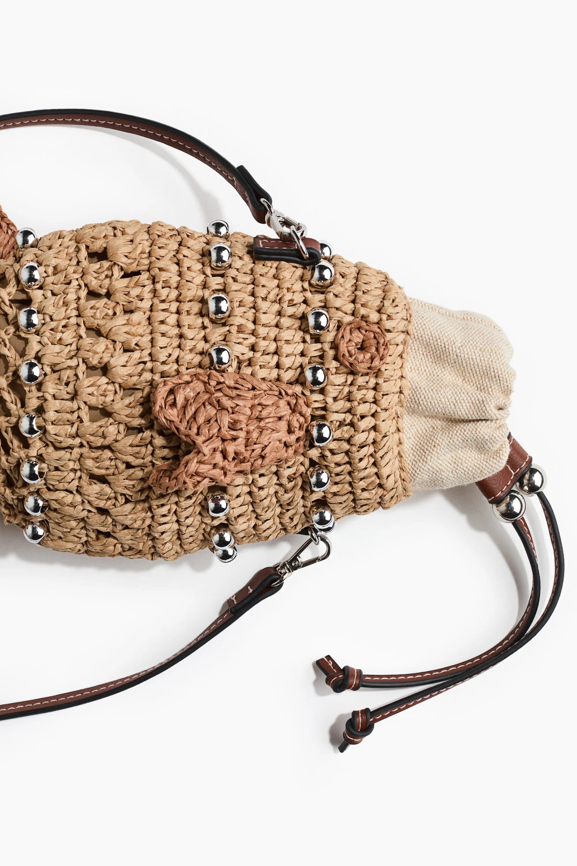 Sac crossbody en forme de poisson - Beige