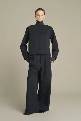 BLOUSE KACY BLEU NUIT — photo 1