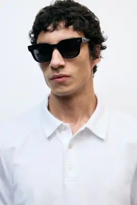 Polo Cooling Regular Fit - Blanc — photo 3