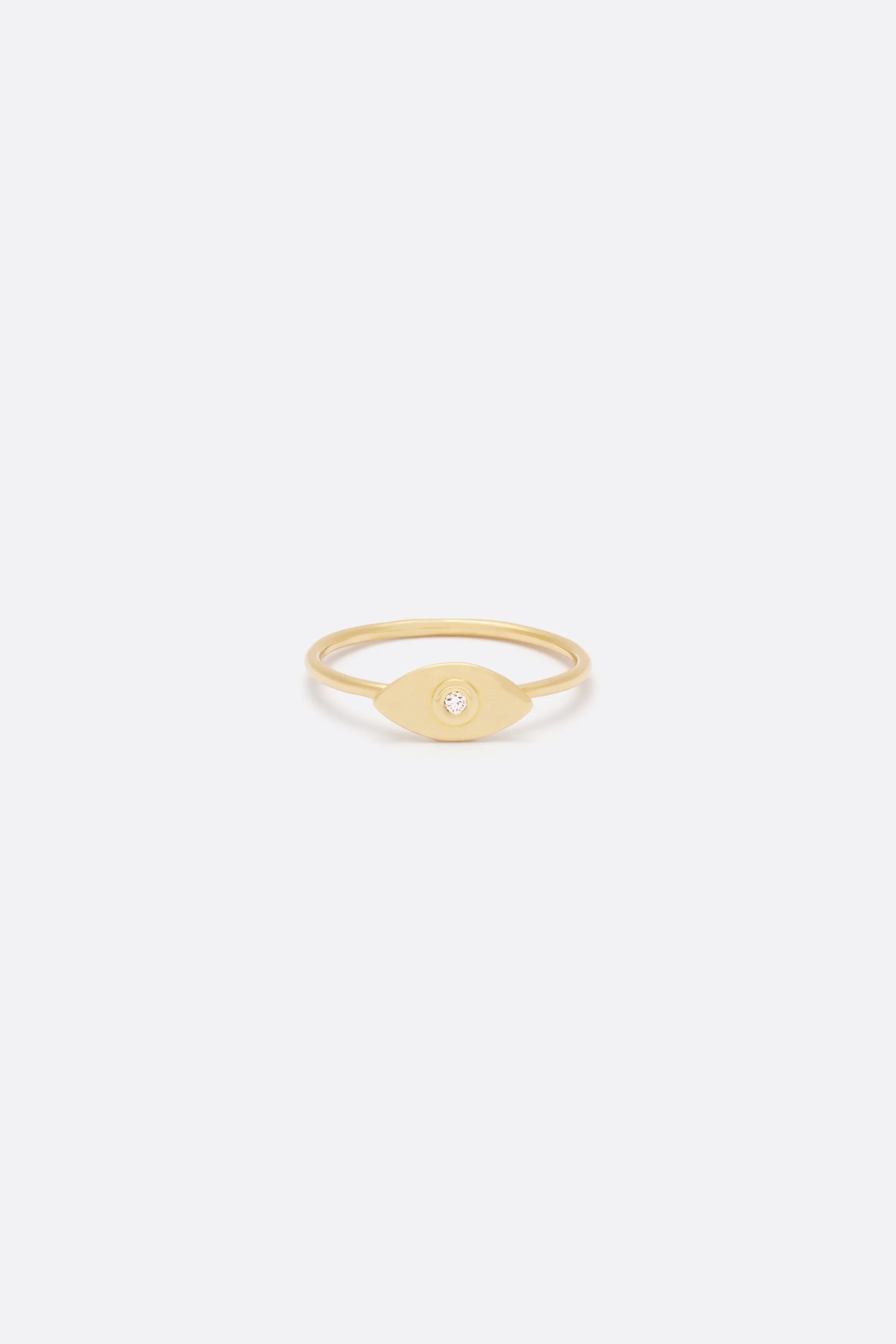 BAGUE GABIN - Or blanc 18 carats